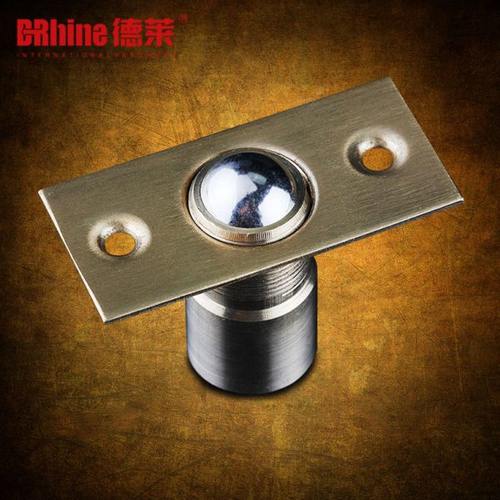 德莱 黄铜隐形门碰珠 弹簧碰珠锁磁碰可调节门碰耐磨强合柜门碰珠