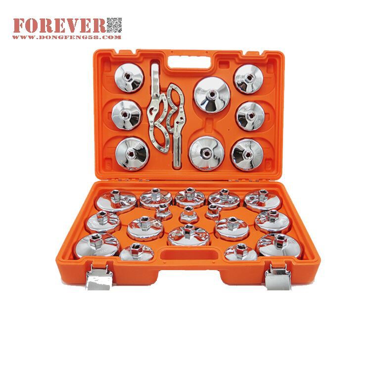 华丰巨箭27件套帽式滤清器扳手组套机修工具套装 HF-6011127