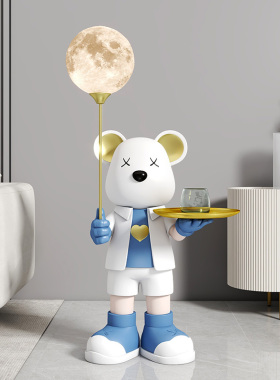 暴力熊轻奢摆件客厅落地装饰品家居电视H柜沙发软装服装店开业礼