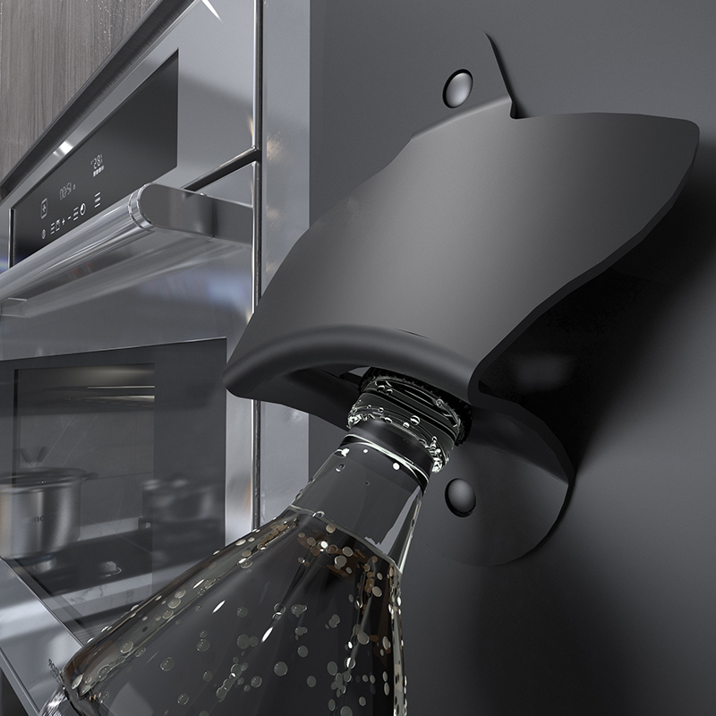 磁吸啤酒开瓶器软磁铁冰箱贴起子接瓶盖玻璃瓶启子厨房小工具