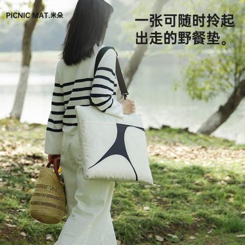 户外野餐垫防潮垫便携加厚外出草地折叠音乐节高级感露营春游垫子