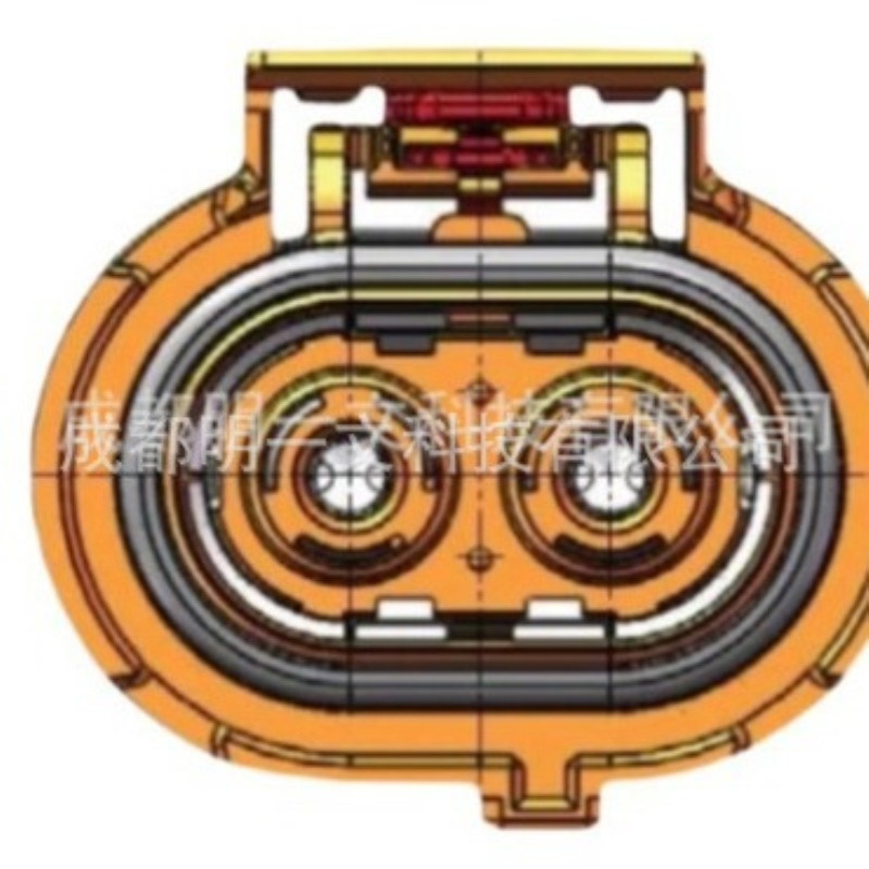 HVC4P63FS102高压插头Amphenol全新含端子