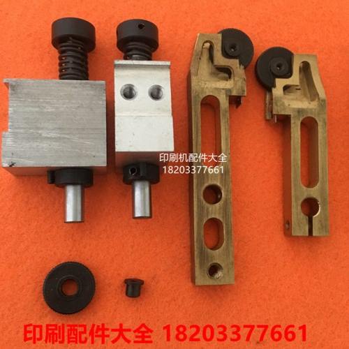 圆盘包本机铜摆杆侧胶轮上海紫光胶订机配件胶装机侧胶锅铜摆臂座