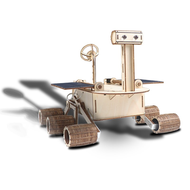遥控火星车行星探测器科学小手工儿童积木拼装益智玩具生日礼物