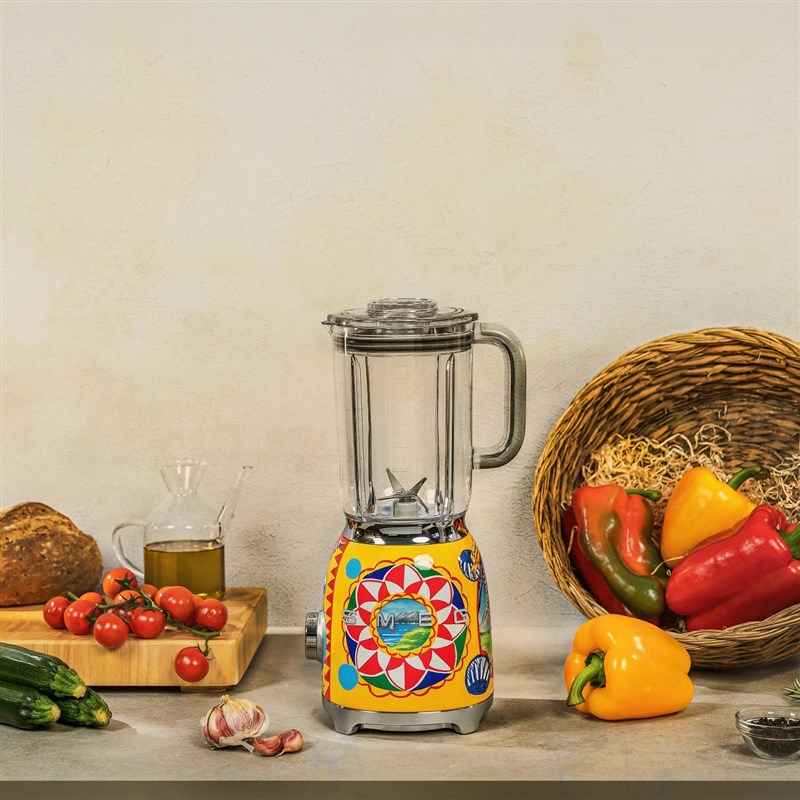 意大利斯麦格SMEG 限量蓝色地中海珍藏版复古厨房小家电