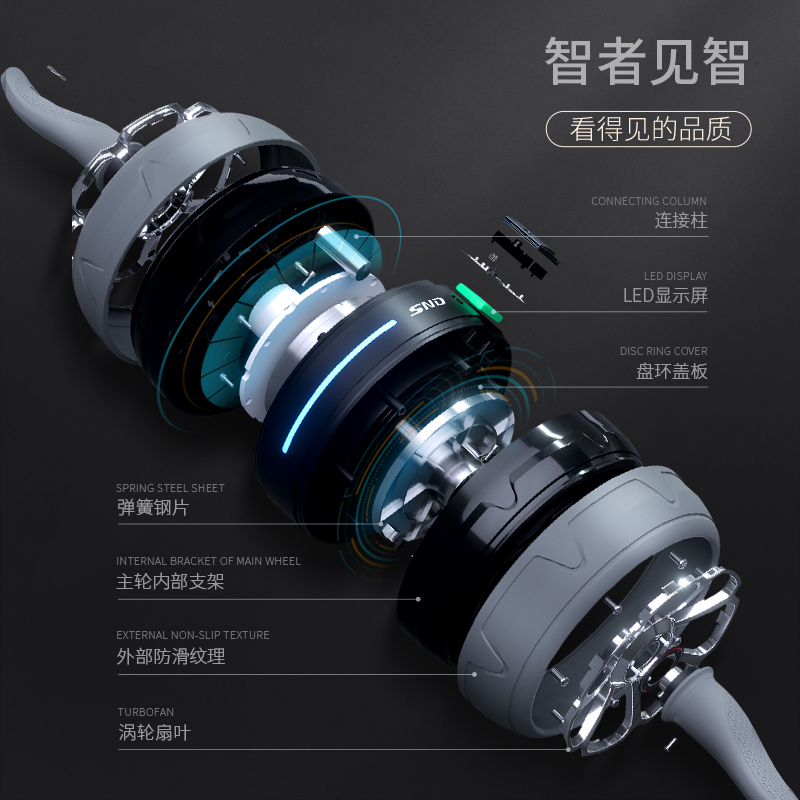 健腹轮腹肌懒人健身器减腹瘦肚子神器家用健身器材自动回弹健腹器