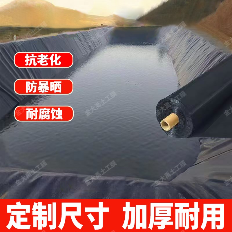 鱼塘防渗膜防水布土工膜鱼池藕池蓄水池防漏防水布养殖加厚