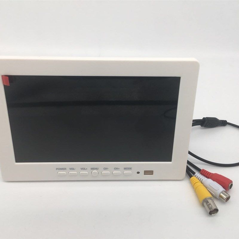 7寸高清监视器高清车用显示器AV安防监控显示器BNC监视器