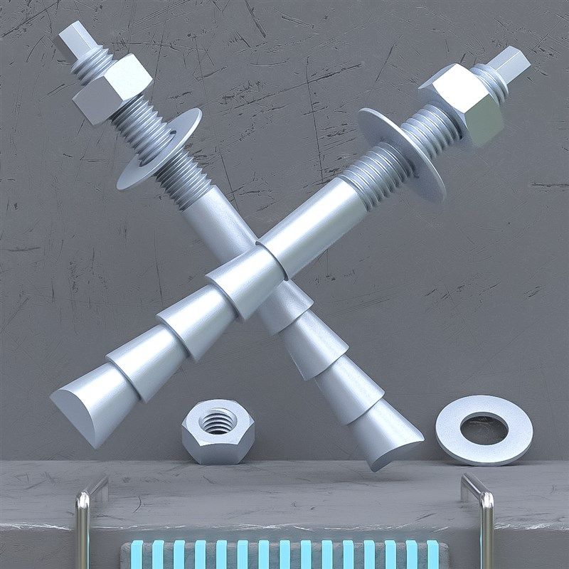 特殊倒锥形化学锚栓国标高强度M8M10M12M16M18M20M24倒锥化学螺栓