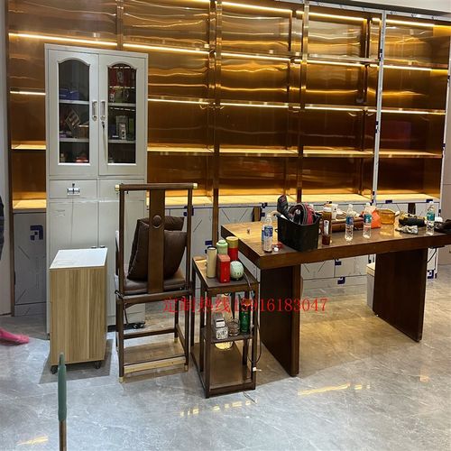 定制不锈钢酒柜 商用玫瑰金酒庄白酒展示柜恒温红酒金属酒窖展架