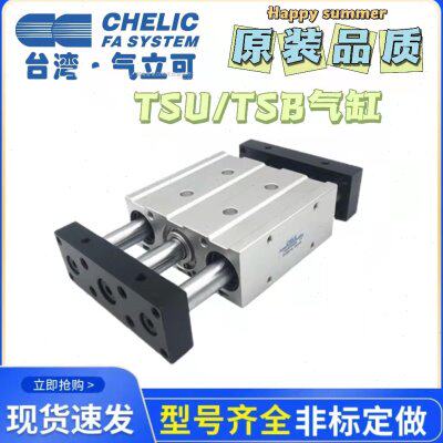 CHELIC导杆滑台气缸TSB/TSU40/50/63*25/50/75/100/125/150/200