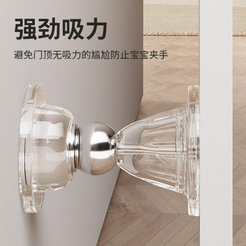 门把手防撞垫房门防盗门卧室门后吸门固定免打孔门阻器硅胶门挡器