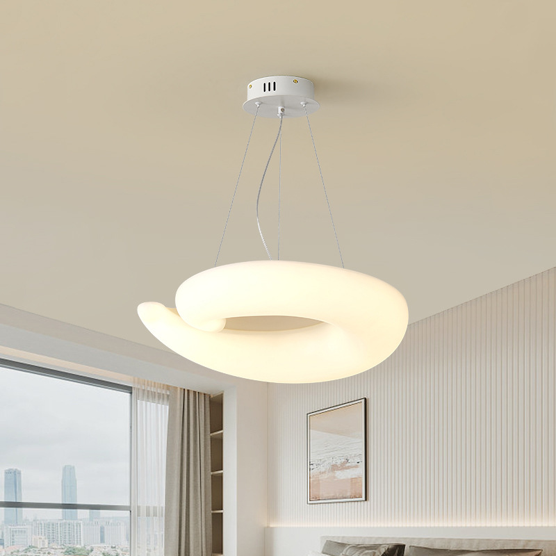 现代简约LED卧室吸顶灯网红奶油风个性创意客厅餐厅吊灯新款2023