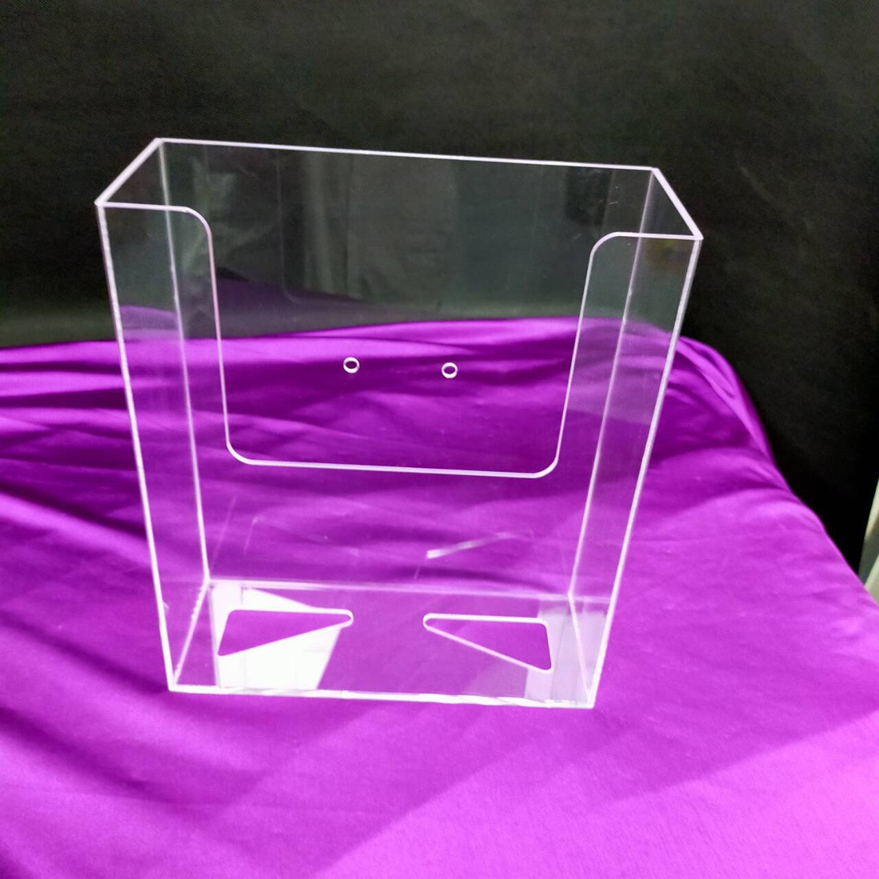 壁挂折页宣传亚克力a4三层办公插盒挂墙资料文件架目录收纳透明盒