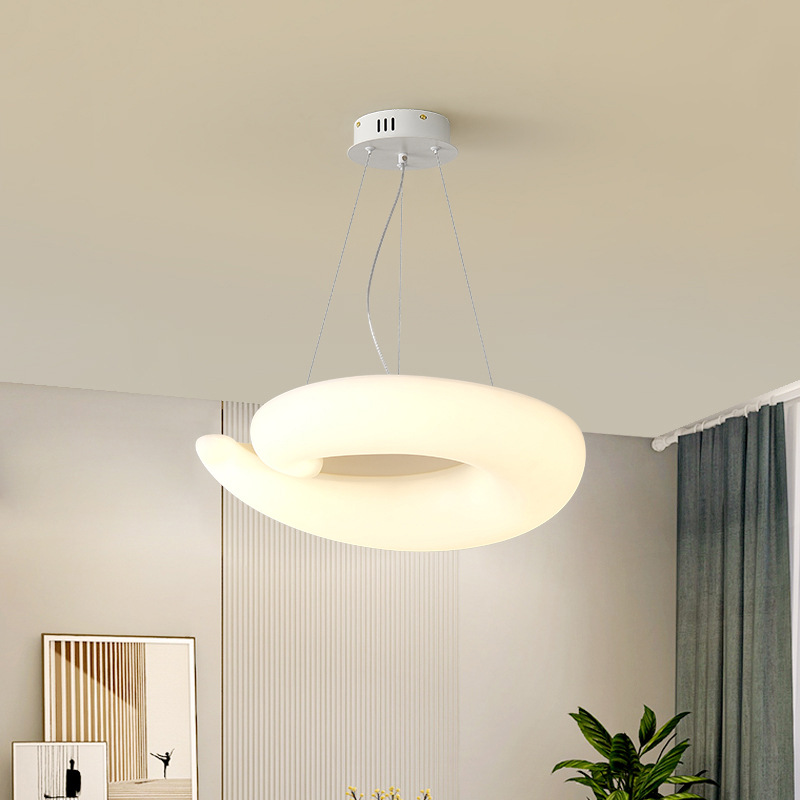 现代简约LED卧室吸顶灯网红奶油风个性创意客厅餐厅吊灯新款2023