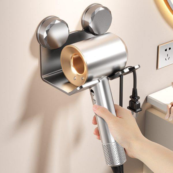 浴室吹风机置物架免打孔卫生间电吹风挂架酒店壁挂式支架收纳神器,家庭/个人清洁工具,吹风机置物架,淘宝优惠券,粉丝福利购,淘宝优惠卷