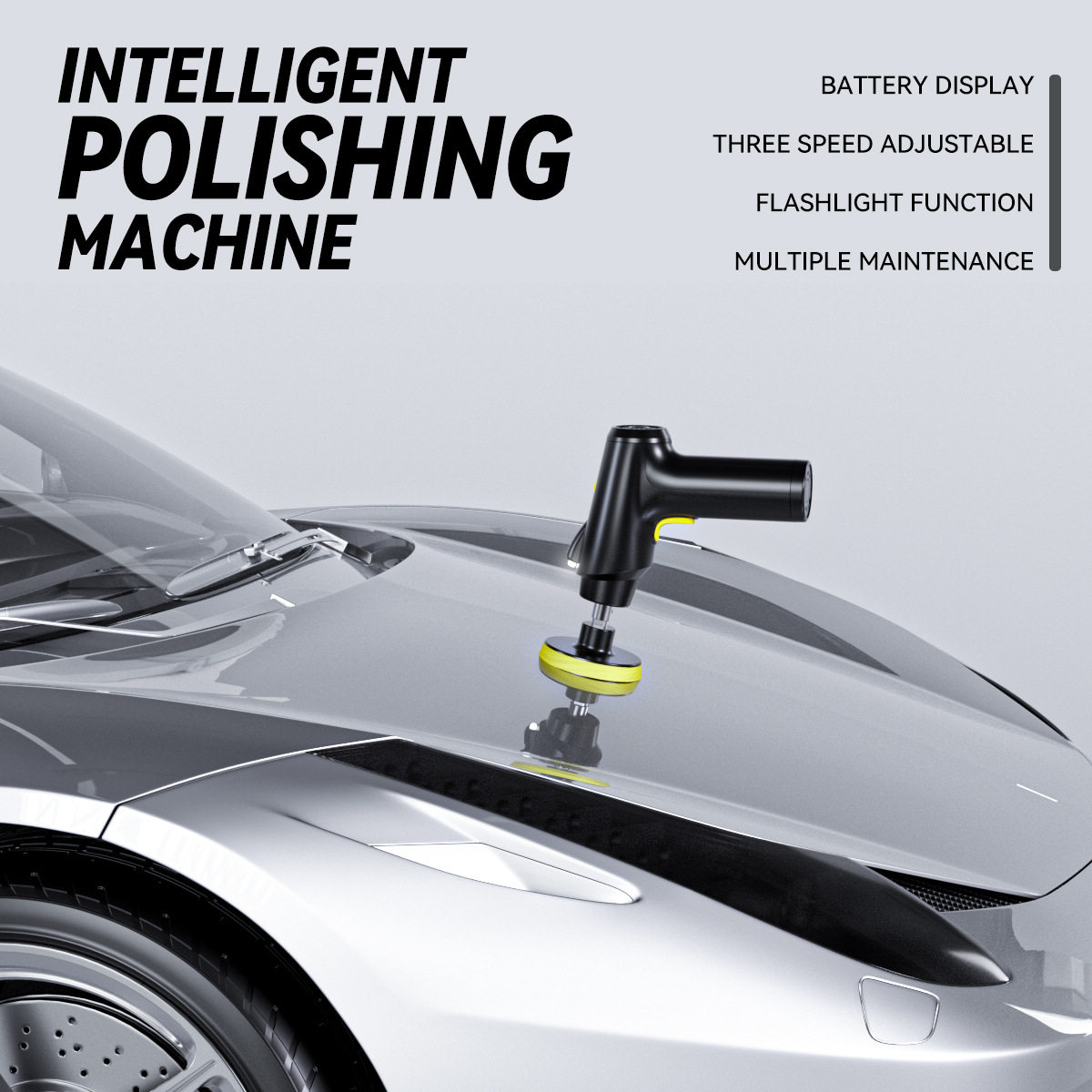 新款汽车无线电抛光打蜡机清洁划痕打蜡器多功能汽车美容封釉机器