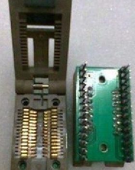 FP28适配器SOP28转DIP28兼14/16/18/20/24烧录写IC测试座子SA404