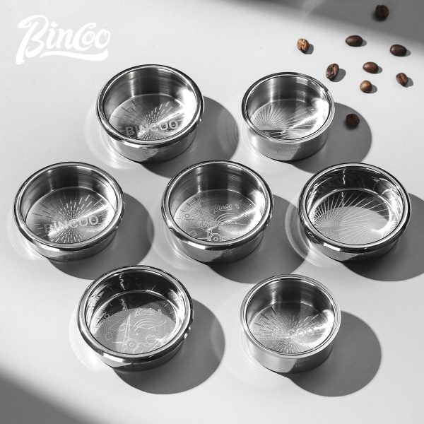 Bincoo咖啡手柄精密粉碗51/58mm通用意式咖啡机萃取16/18/20g配件