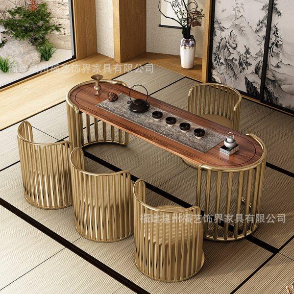 新中式禅意实木茶桌椅组合茶室休闲洽谈喝茶桌公室会客功夫茶台,商业/办公家具,茶台/茶桌,淘宝优惠券,粉丝福利购,淘宝优惠卷