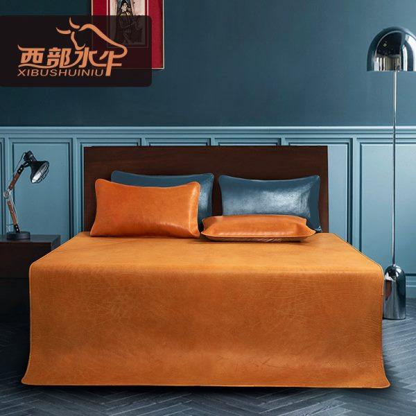 【西部水牛】原色古法牛皮席清水生态头层水牛皮凉席优质头层牛皮,床上用品,牛皮席,淘宝优惠券,粉丝福利购,淘宝优惠卷