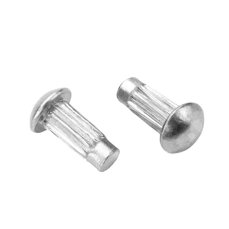 10斤半圆头标牌铝铆钉GB827滚花铭牌铆钉扁头M2M2.5M3M4