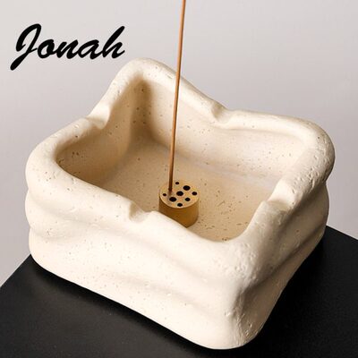 侘寂风香薰炉香插香座香托香薰炉线香炉家用室内高级感香薰摆件