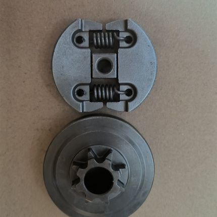 2500毛竹锯离合器6齿被动盘12寸小型汽油锯配件伐木锯离合器总成