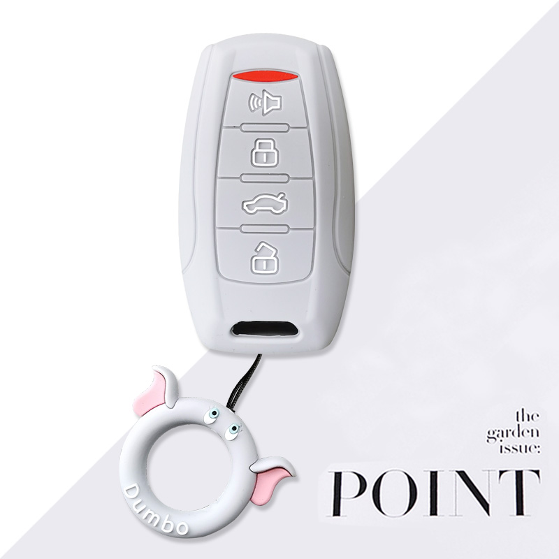 欧拉黑猫a钥匙套白猫矽胶保护套哈弗H6改装壳M6初恋赤兔汽车饰品