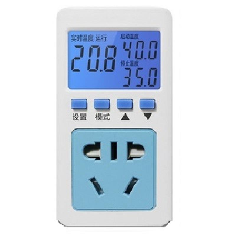 T18电 子控温插座殖数显微电脑智能温控器 温度控制开关水族养恒