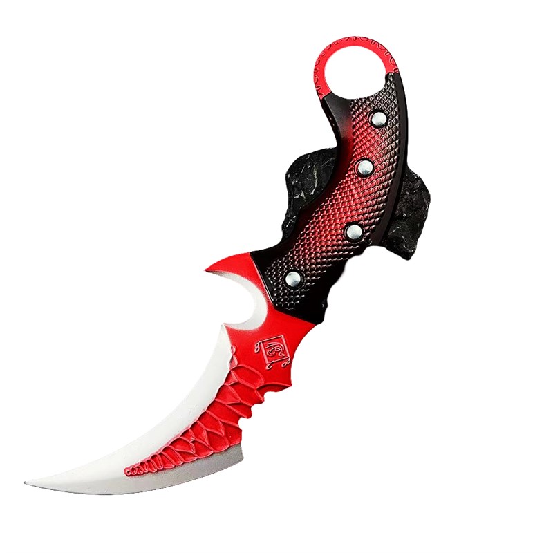 三角洲行动周边赤霄爪子刀武器模型合金兵器摆件金属饰品手办玩具