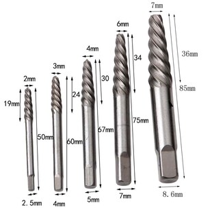 10pcs bolt extractor and drili bit set断丝取出器钻头10件套装