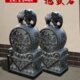 石雕门墩抱鼓石一对青石仿古貔貅麒麟石狮子大象庭院门口门当石鼓