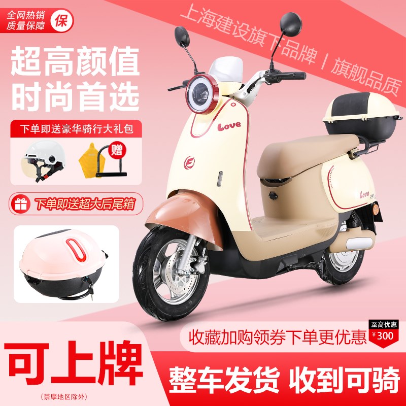 新款小龟王电动车60V72V成人女士电I瓶车小绵羊可上牌电动摩托车