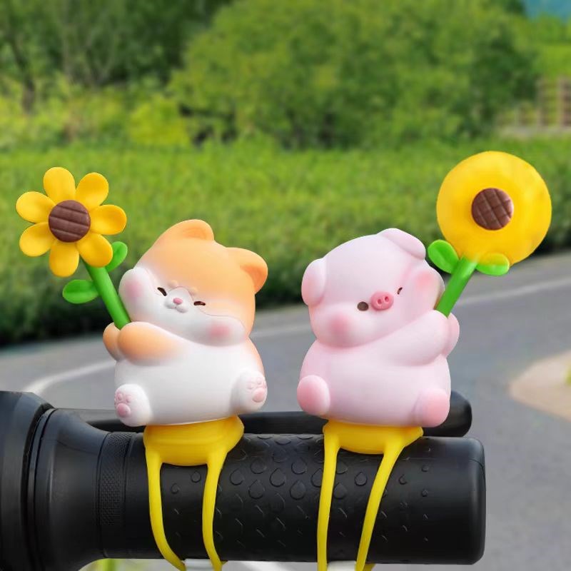 电动车装饰风g扇自行车小配饰可爱儿童婴儿车挂电瓶车摆件风车车