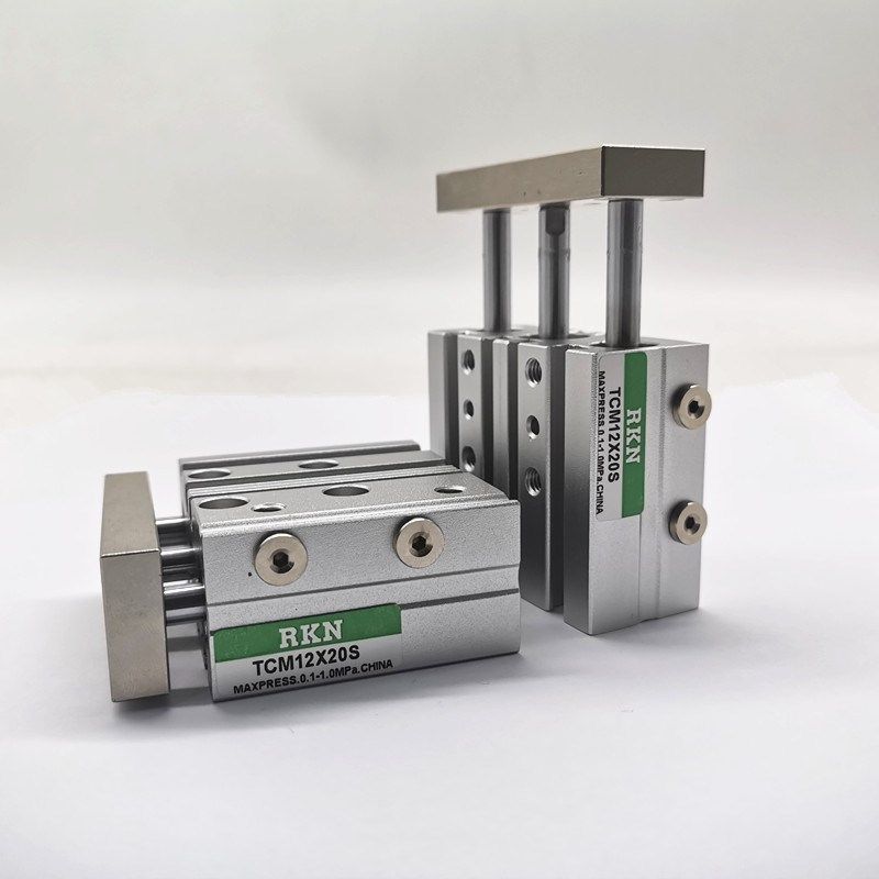 亚德客型三轴导杆气缸TCM/TCL25*25/30/40/50/75/100/125/150S