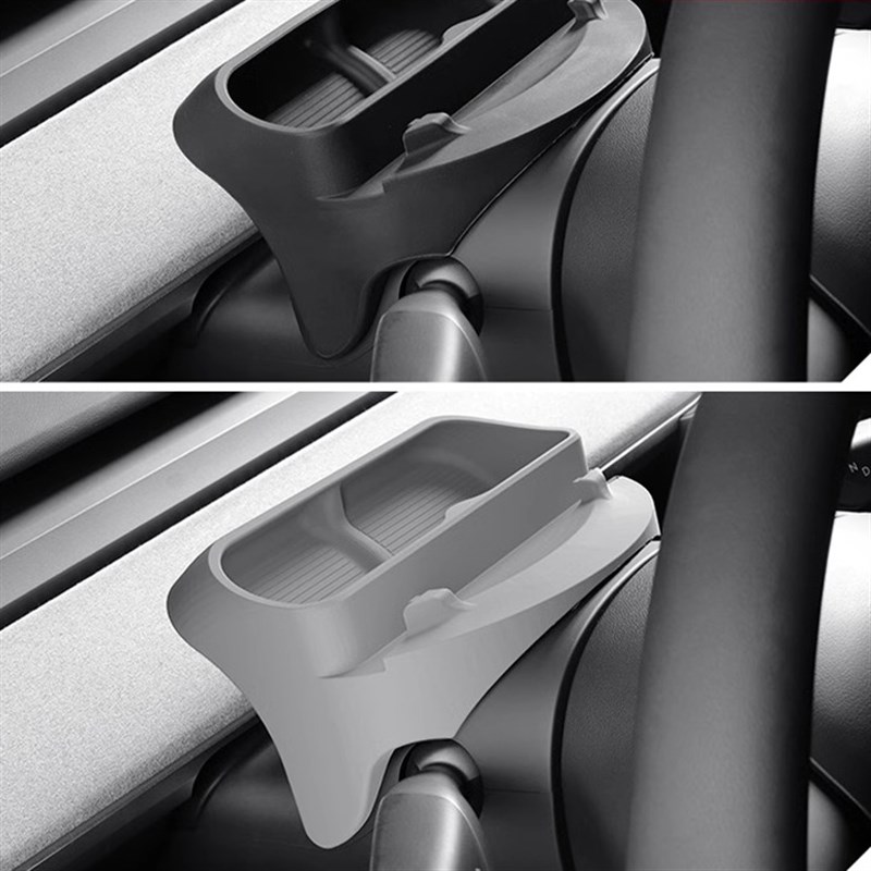 适用特斯拉Model3/Y方向盘手机架眼镜盒焕新车载U导航支架储物配