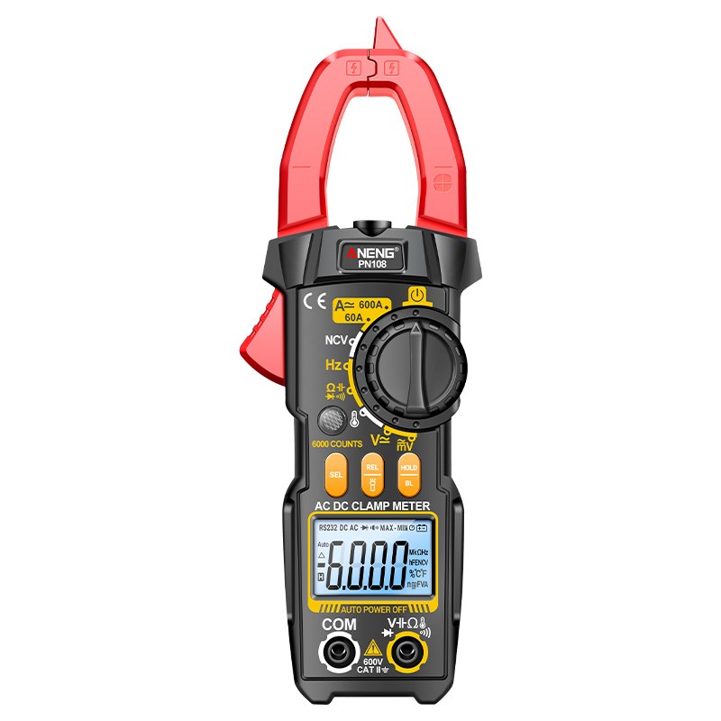 钳形表数字高精度电工智能防烧交直流电流表多功能数显万能表
