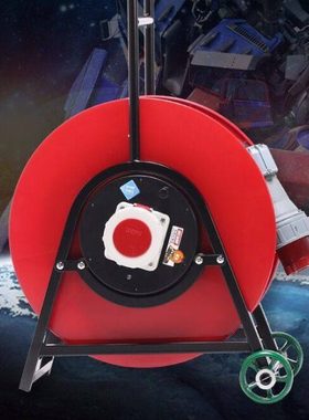 野狼YL512/50CGS6-A轮车式电缆盘线盘拖线盘380V63A4芯工业防水