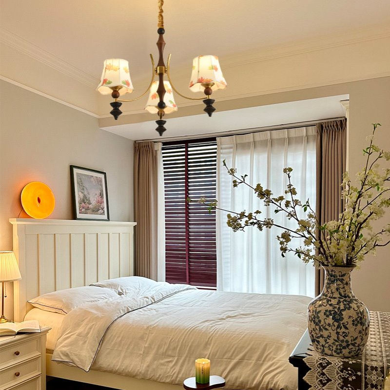 法式复古风氛围枫叶吊灯客厅灯高级感设计师款艺术灯具大气卧室灯