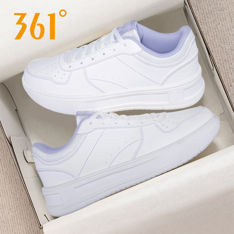 361度休闲运动小白鞋板鞋女