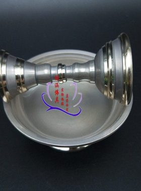 尼泊尔护法杯藏式佛前纯铜水杯 供酒杯供茶杯供佛用品摆件