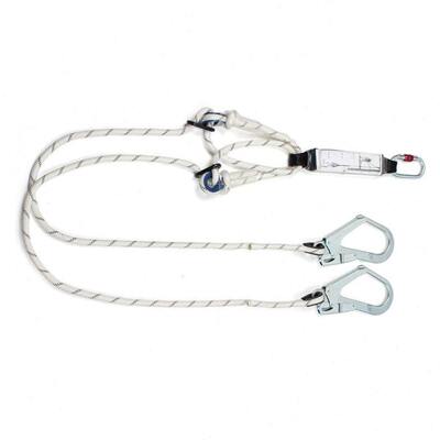 尔塔504218双大钩可调开口45mm震绳空作业绳钢制