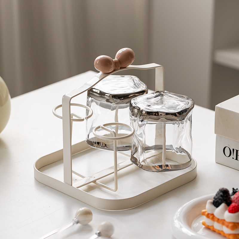 杯子咖啡机收纳置物架p倒挂架子茶杯架洋酒杯放玻璃杯子托盘家用