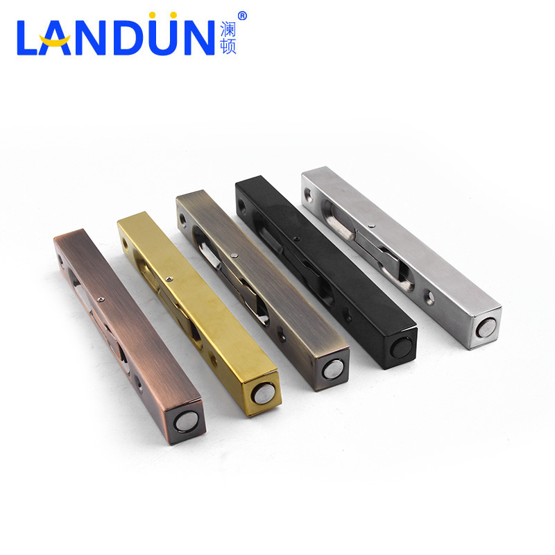 澜顿暗插销盒式暗插销不锈钢插销双开H子母门插销加长插销天地插