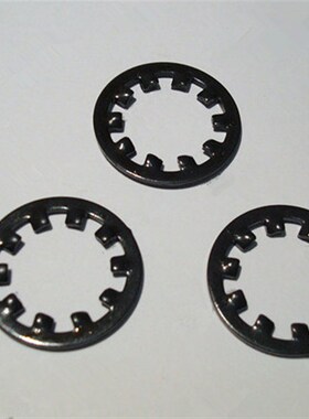 GB861.1f 发黑内齿锁紧垫圈 锁紧垫片 止动垫圈 m2-4-5-6-8-10-m2
