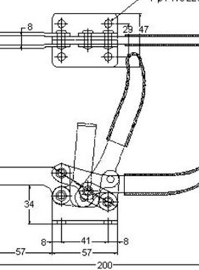 快速夹具生产厂家 不锈钢夹具XB-203FSSM加紧器 五金快速夹扣快速
