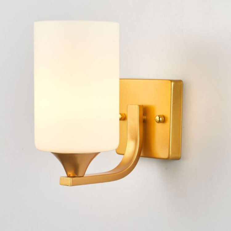 欧式现代简约客厅书房楼梯阁楼卧室led过道灯单头床头灯玻璃壁灯