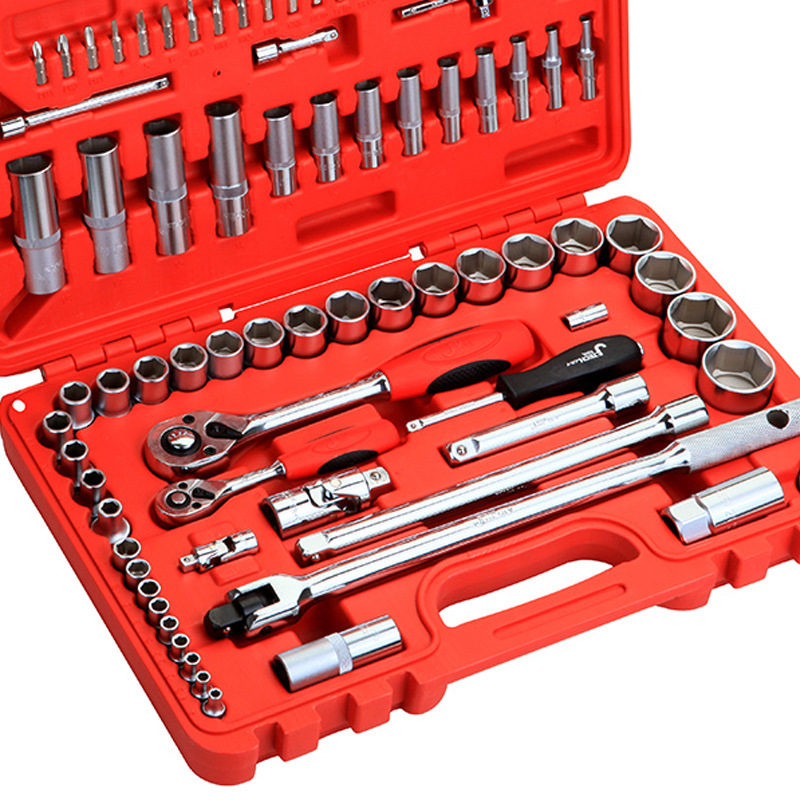 捷科SK1/4-1/2-79SP套筒工具汽修工具79件套1/4英寸