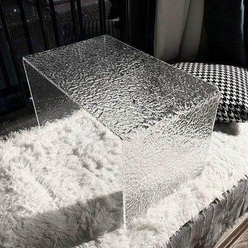 亚克力加厚透明飘窗台小桌子小茶几简约榻榻米矮沙发边几多色可选